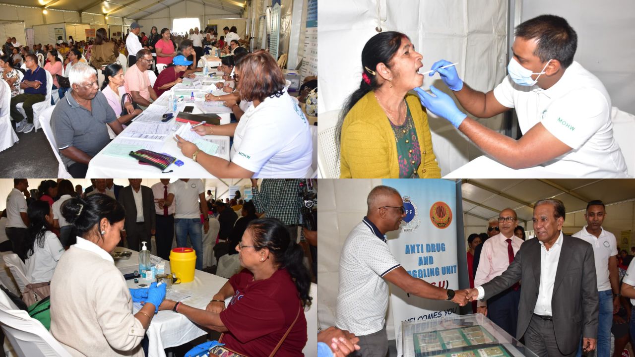 Super U of Grand-Baie hosts the health promotion campaign