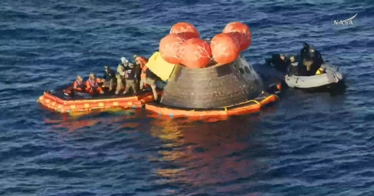 The Artemis astronauts return to Earth