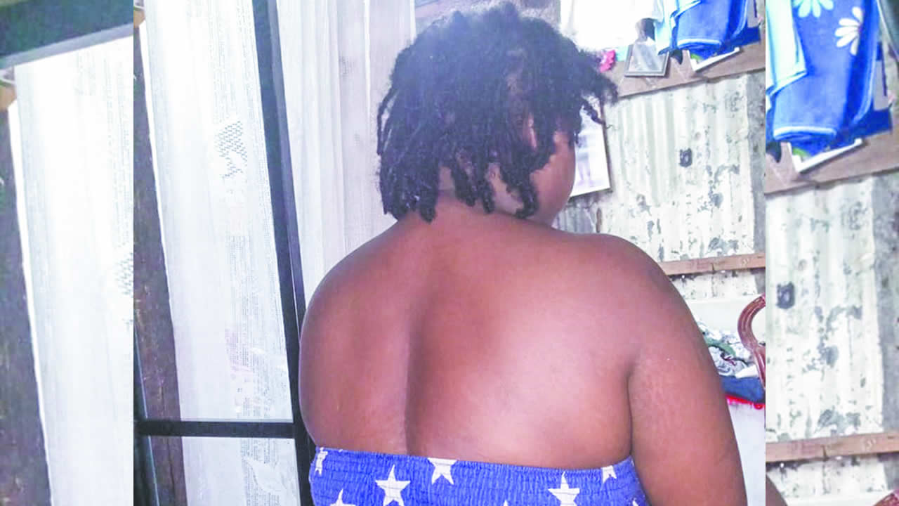 Five years later: she learns of her rape in a secretly filmed video