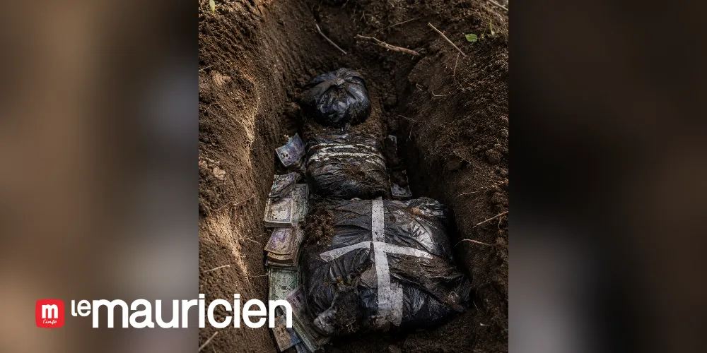 Flic-en-Flac: bags containing buried money discovered during an FCC operation