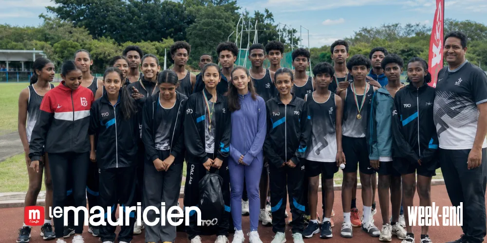 Athletics — Finals of the U16 combined events, yesterday: Double for Quatre-Bornes Pavillon in the team rankings