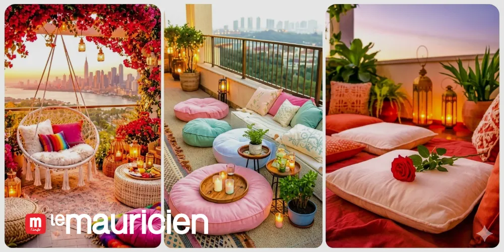 Interior decor: A cocooning balcony for the winter