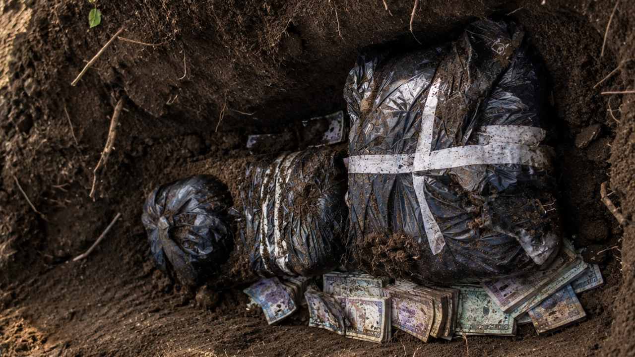 Flic-en-Flac: bags full of money unearthed